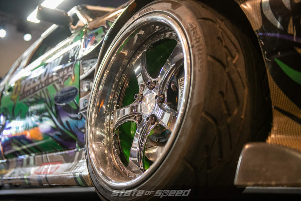 Forrest Wang S14.5 on Heritage wheels at SEMA 2021